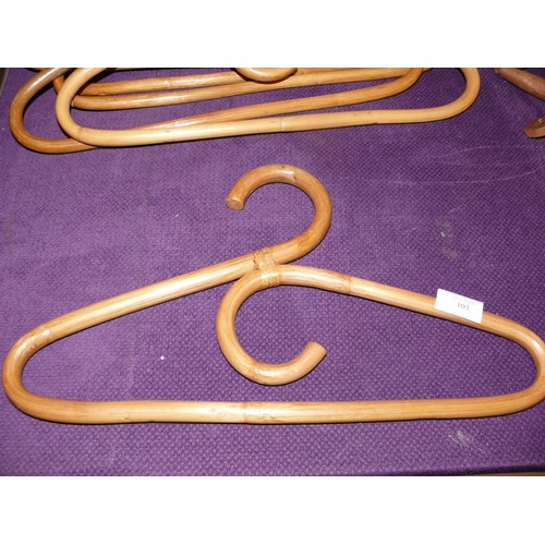 103 - 6 X UNUSUAL  CANE COAT HANGERS