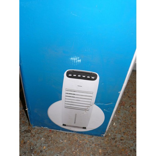 126 - TRISTAR AIR COOLER AT-5464BS WITH REMOTE, ICE PACK AND ORIGINAL BOX - VERY LITTLE USED