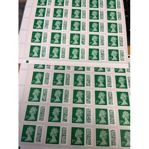 56 - 100 x STAMPS 2nd CLASS Genuine with barcode. The price of a 2nd-class UK Retail 85p each total retai... 