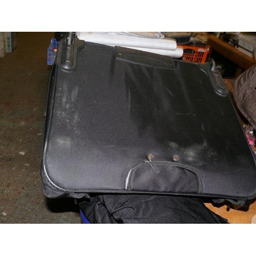 144 - LARGE ANTLER CARRY SUITCASE