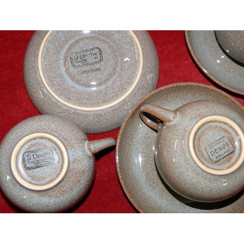 83 - DENBY GREYSTONE COFFEE SET