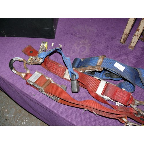 139 - 4 HEAVY DUTY WHEELCHAIR STRAPS