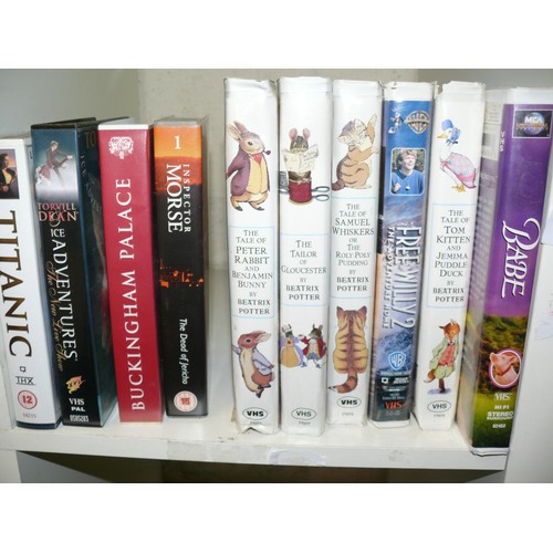 327 - 6 CUBES OF VHS TO INCLUDE FAWLTY TOWERS BOXSET NEW AND SEALED