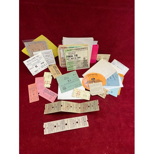 63 - Interesting collection of receipts & tickets, with rare third class Porthmadog to Dduallt stub adver... 