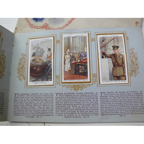 76 - Two Cigarette Card Albums both complete  'The Reign of George V' - 1935 Jubilee and 'Our King & Quee... 