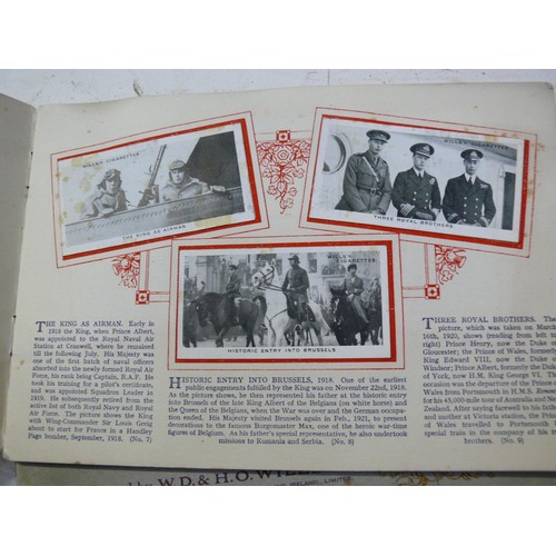 76 - Two Cigarette Card Albums both complete  'The Reign of George V' - 1935 Jubilee and 'Our King & Quee... 