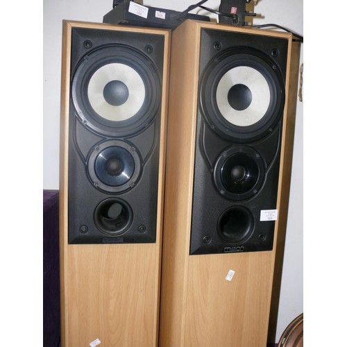 105 - PAIR OF MISSION SPEAKERS