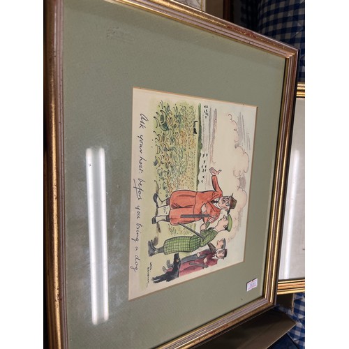 185 - SELECTION OF FRAMED AND GLAZED PRINTS