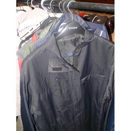 308 - SELECTION OF LADIES AND GENTS WATERPROOF COATS, VARIOUS SIZES