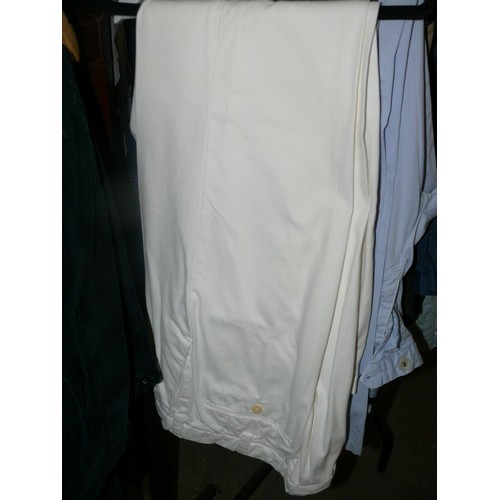 297 - LARGE COLLECTION OF GOOD QUALITY GENTS TROUSERS