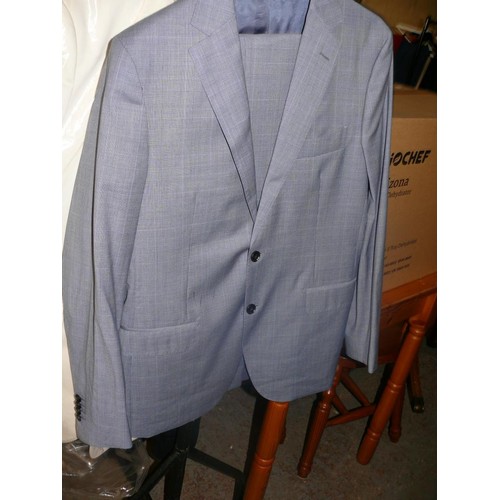 319 - GENTS SUIT BY MJ BALE, A FUTHER ONE BY PAUL COSTELLOE AND AN ITALIAN MOLESKIN JACKET SIZE 42