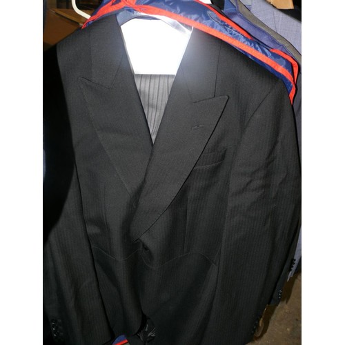 322 - CHARLES TYRWHITT JACKETS X2 AND TROUSERS PLUS A M&S 100% WOOL SUIT AND A FUTHER 100% WOOL JACKET