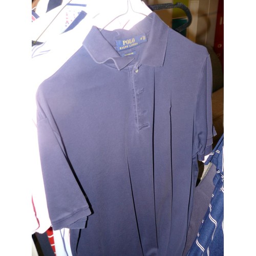 324 - 8 RALPH LAUREN POLO SPORT POLO SHIRTS SIZES M OR L