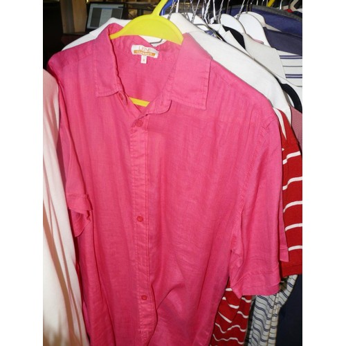 325 - 12 GOOD QUALITY GENTS POLO STYLE  SHIRTS MOSTLY SIZE M