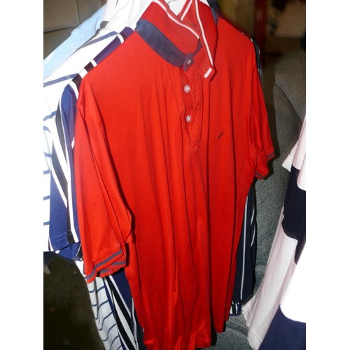 327 - 12 GENTS GOOD QUALITY POLO STYLE SHIRTS, MOSTLY SIZE M