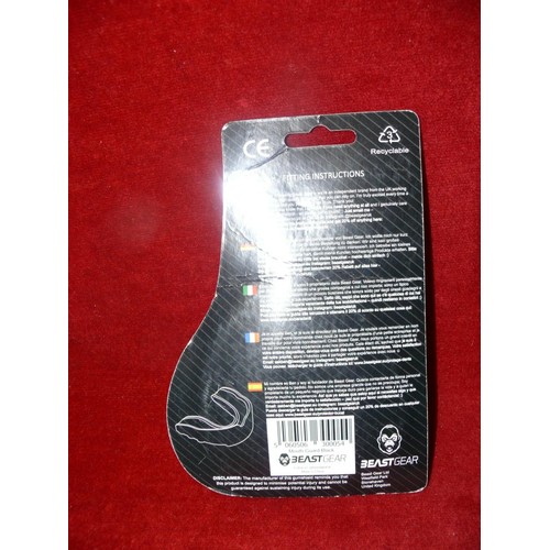 67 - BEAST GEAR BLACK MOUTH GUARD NEW IN PACKAGING