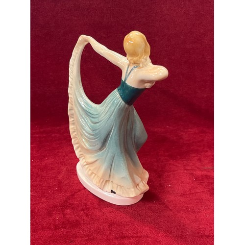 101 - VINTAGE CERAMIC LADY FIGURINE