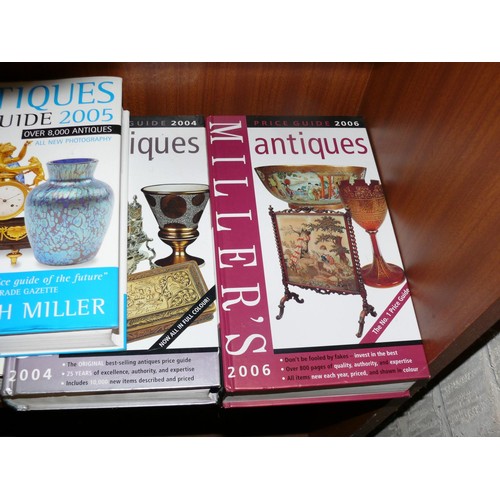 166 - SHELF OF MILLERS ANTIQUES REFERENCE BOOKS