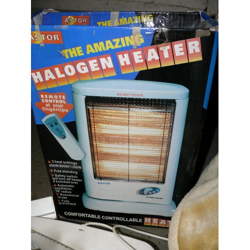 157 - HALOGEN HEATER BY ASTOR WITH BOX