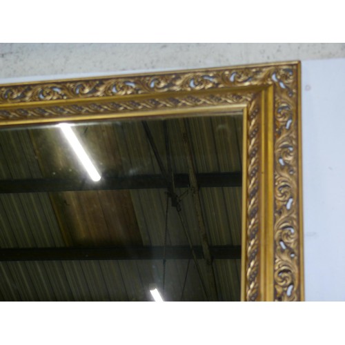 119 - LARGE GILT FRAMED WALL MIRROR