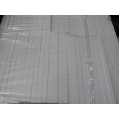 221 - LARGE PACK OF POLYSTYRENE SHEETS - 60CM X 37CM X 2CM