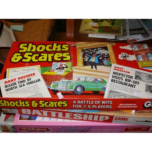 243 - 8 X BOARD GAMES INCLUDING BATTLESHIP, GAME OF LIFE, CLUEDO ETC