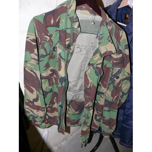 363 - 4 GOOD QUALITY GENTS JACKETS MOSTLY SIZE M TO INCLUDE A MILITARY SMOCK JACKET