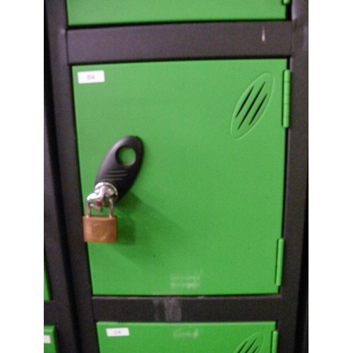 367 - 3 PROBE 5 DOOR STEEL LOCKERS