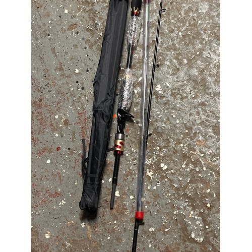 261 - 2 SOUGAYILANG FISHING RODS, 1 WITH CARRY CASE