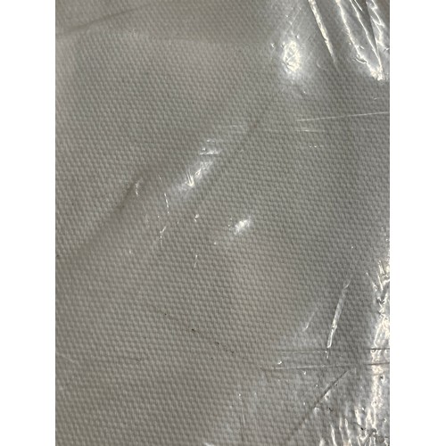 294 - LARGE BAG OF WHITE CANVAS FABRIC