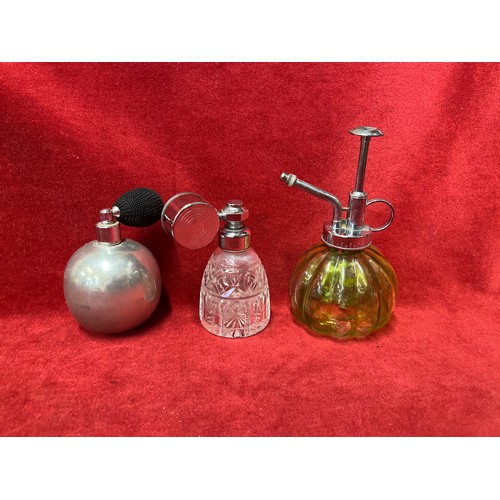 4 - 3 ATOMISER PERFUME DECANTERS