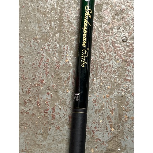 347 - SHAKESPEARE CARBO FEATHER LITE GRAPHITE PUT-OVER  TELESCOPIC FISHING ROD