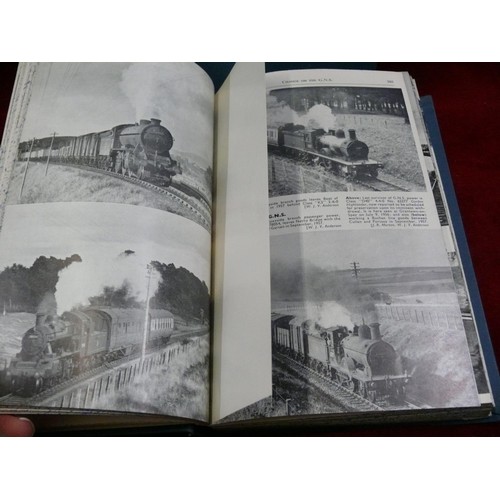 135 - 2 TRAINS ILLUSTRATED HARDBACK BOOKS 1958 & 1961 PLUS A GENERAL ENGINEERING PRACTISE WORKSHOP BOOK