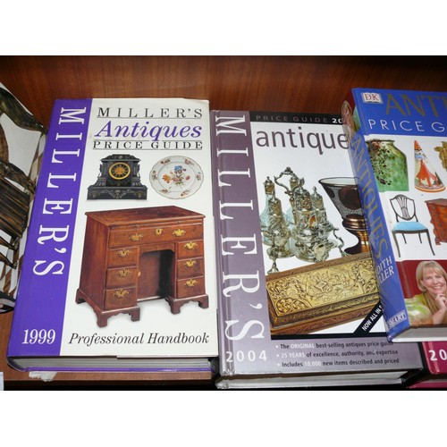 166 - SHELF OF MILLERS ANTIQUES REFERENCE BOOKS