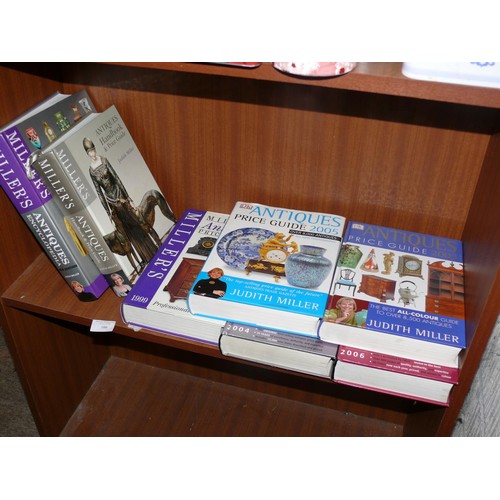 166 - SHELF OF MILLERS ANTIQUES REFERENCE BOOKS