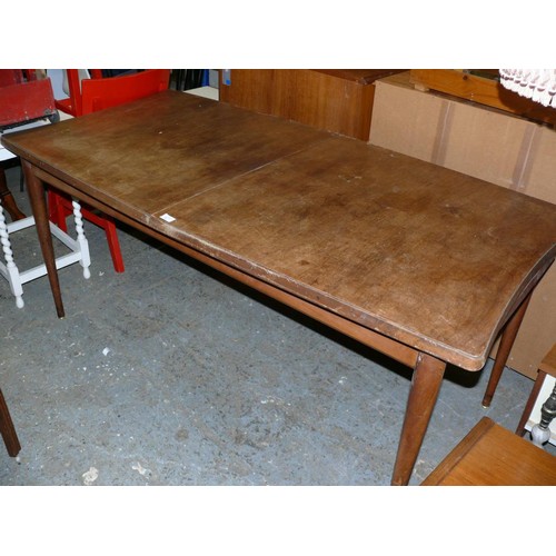 381 - MID CENTURY WOODEN DINING TABLE