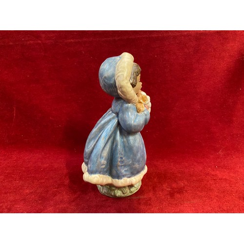 133 - LLADRÓ #2419.KEEP Me Warm Figurine.Retired Rare Lladró.Collectible Spanish Hand Made Porcelain.Gres ... 