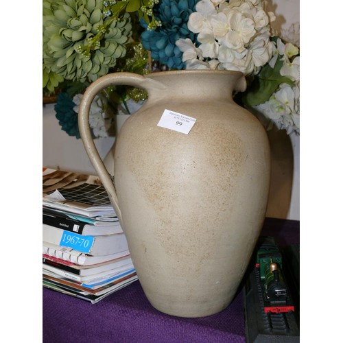 99 - A LARGE 1930'S HILLSTONIA STONEWARE JUG VASE