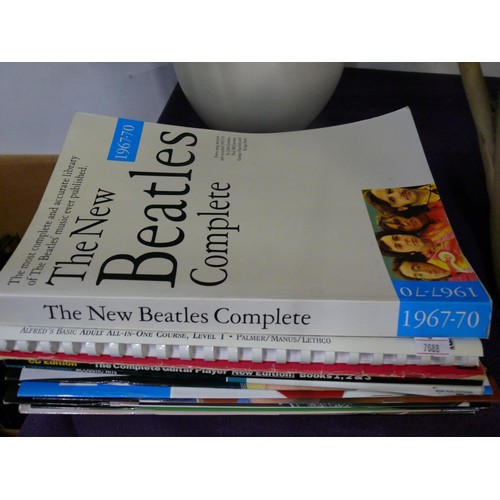 102 - MUSIC BOOKS FOR GUITAR ETC INCLUDING THE NEW BEATLES COMPLETE ETC