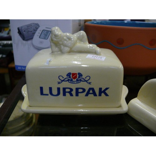 277 - LURPAK TOAST RACK AND A BUTTER DISH