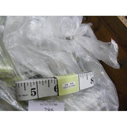 286 - BAG OF BRAND NEW TAPE MEASURES