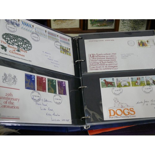 101 - ALBUM CONTAINING 80 DIFFERENT 1ST DAY COVERS 1951-2003