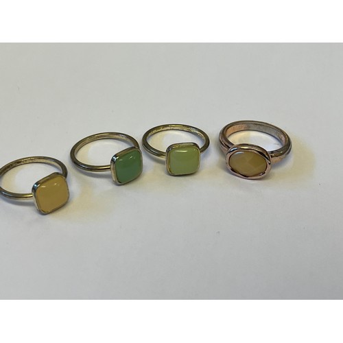 8 - A JEWEL BOX FULL OF HIGH QUALITY FASHION DRESS RINGS SOME FROM NEW YORK