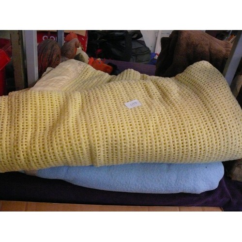 169D - 2 BLANKETS INCLUDING WITNEY COURTELLE