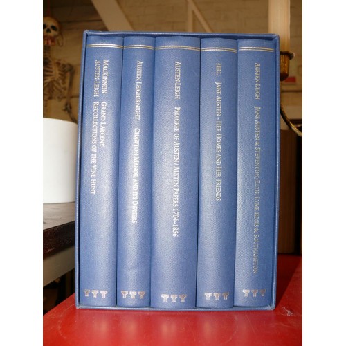 294 - BOXED SET OF 5 VOLUMES - AUSTEN COLLECTION PUBLISHED BY ROUTLEDGE / THOEMMES PRESS