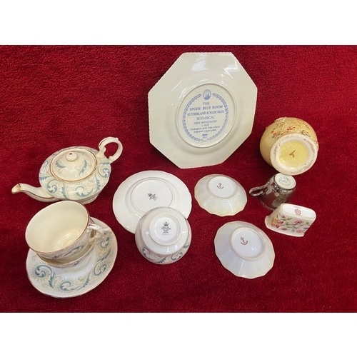 199 - Mixed job lot of vintage ceramics, including:
1. Part tea service - Royal Standard Garland pattern.
... 