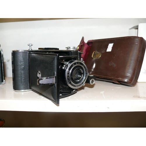 83 - AGFA BILLY RECORD CAMERA WITH LEATHER CASE