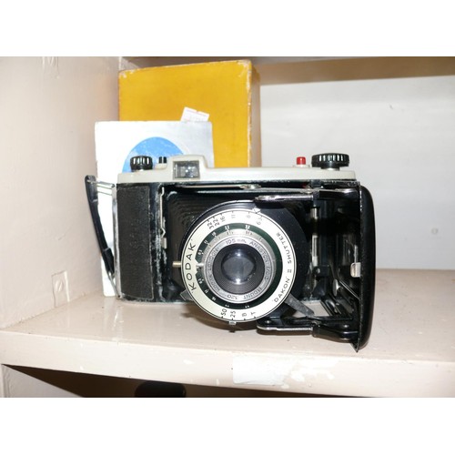 82 - KODAK JUNIOR CAMERA WITH BOX AND INSTRUCTIONS