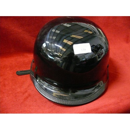 135 - GERMAN STYLE MILITARY RE-ENACTMENT DOT AS NEW MOTORCYCLE HELMET