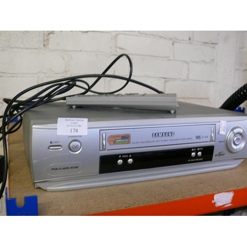 178 - SAMSUNG SV-240B VHS PLAYER